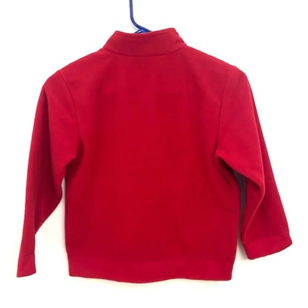Gymboree‎ Boys Fleece Jacket Size S (5-6) Full Zip Fall Autumn Cozy Layer